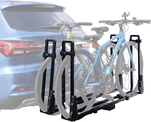 Hitch Bike Rack 2-Bike Folding Hitch Mount Rack (2-Inch Receiver) Bike Carrie...