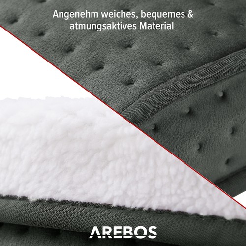 AREBOS Elektrische Fußwärmer Fußheizung Wärmesack Wärmeschuhe 100W 6 Heizstufen - Bild 6 von 12