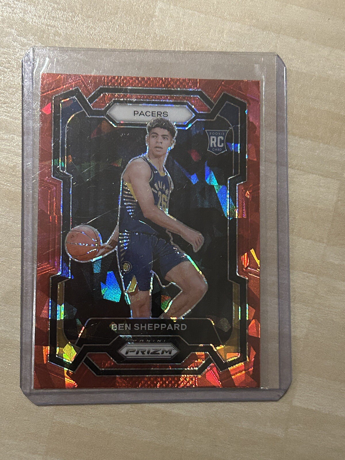 2023-24 Panini Prizm - Red Ice Prizm #172 Ben Sheppard (RC)