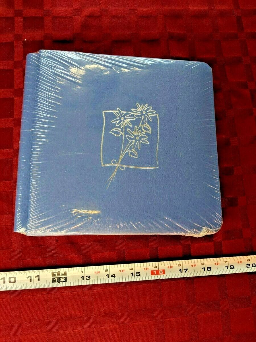 クリエイティブメモリーズ New Sealed Creative Memories 7x7 BLUE ALBUM w/12 White Pages