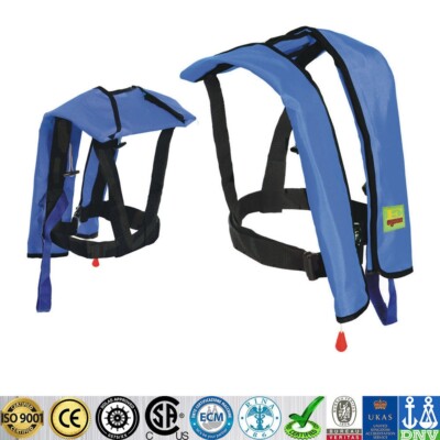 New M-33 Manual Life Jacket Vest Inflatable PFD Survival Floatation Universal