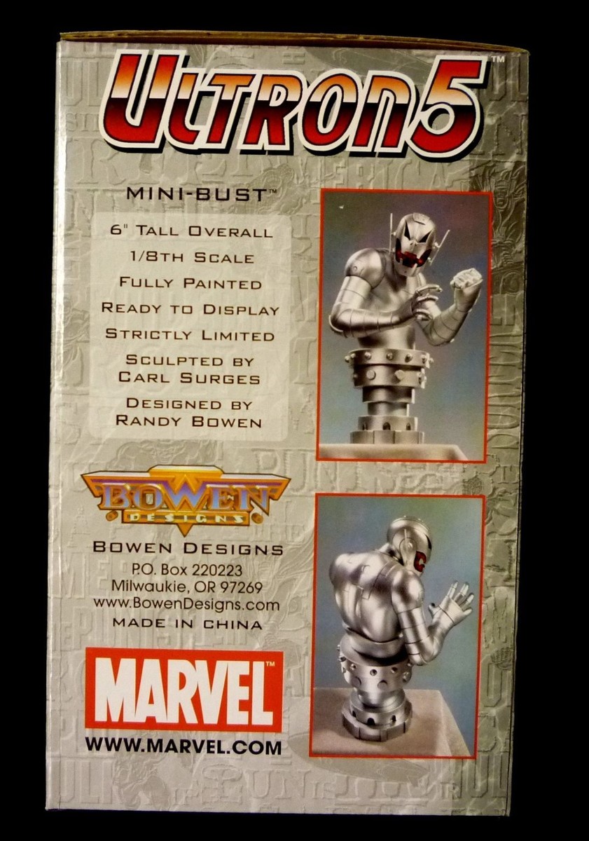 Buste Ultron 15cm Résine - Bowen Designs - Édition Limitée 3000 - NEUF (2004)