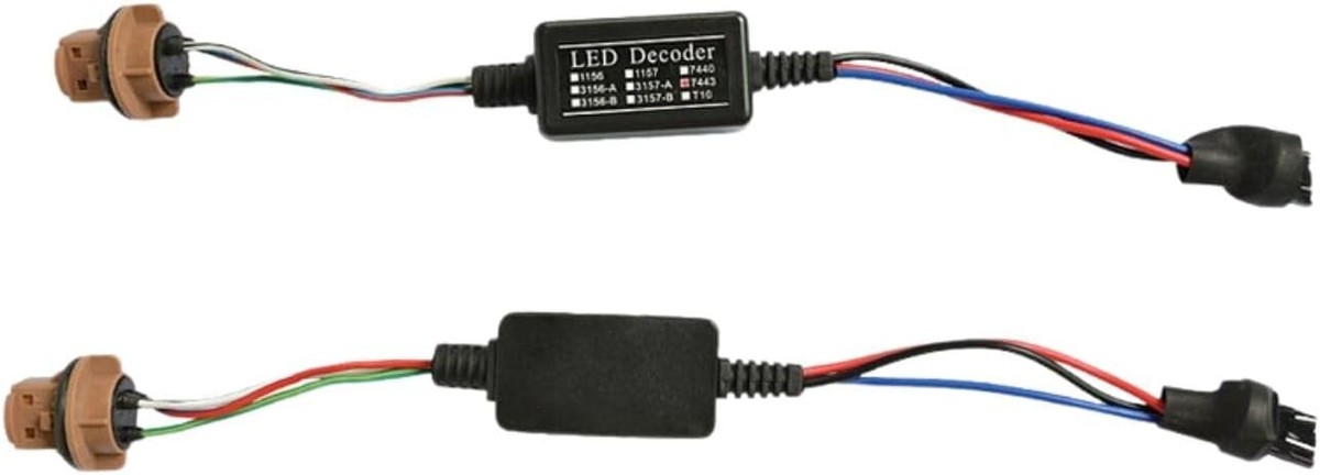 Decodificatore LED Per Luci T20 7440/7443 - 2 Pezzi, Elimina Sfarfallio E Errori Su Auto 2003-2013 - Foto 8
