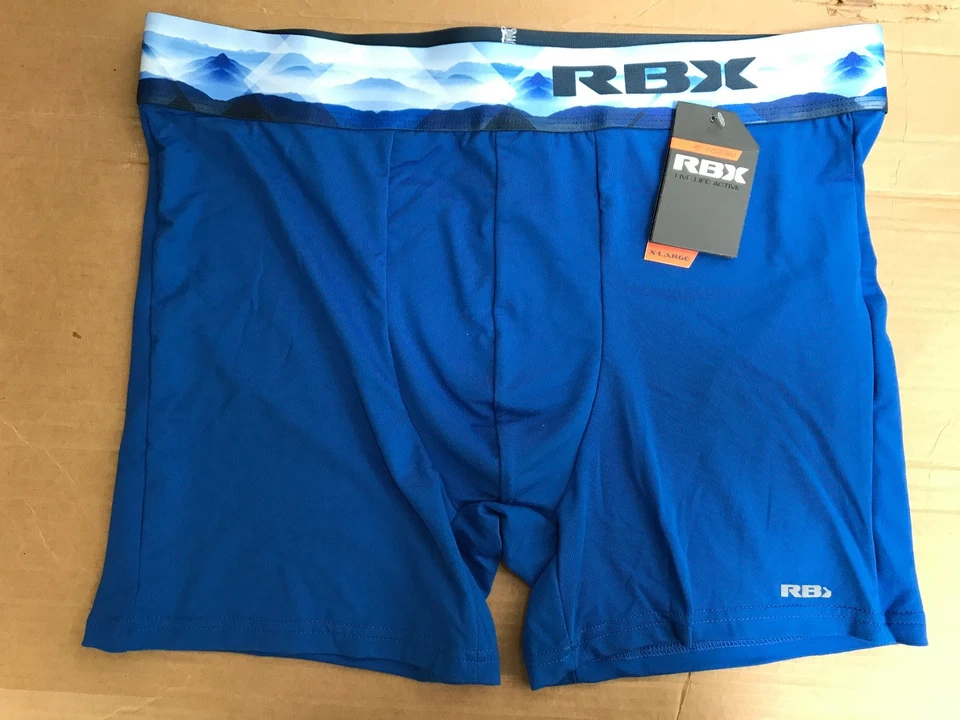 Calzoncillos boxer RBX Sport Performance para hombre ropa interior talla S, M, L, XL  Foto 4 de 4