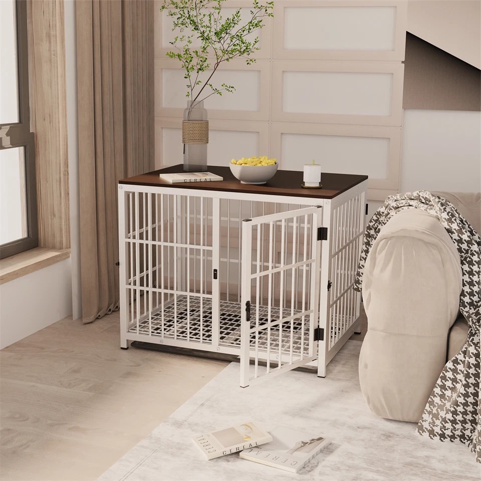 Holz Hundebox XXL für Zuhause Hundekäfig Stabil Große Hunde Wohnzimmer Hütte DE - Bild 2 von 4