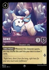 Disney Lorcana: Into The Inklands - Genie - Supportive Friend  - 38/204