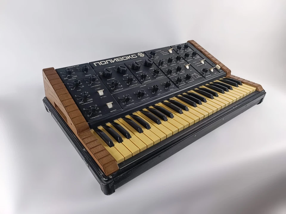 Polivoks Formanta Real  Rack Wood Stand Side Panel Wooden Oak USSR Synthesizer - Image 3 of 4