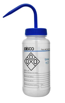 Water Wash Bottle, 500ml - Performance Plastics by Eisco Labs