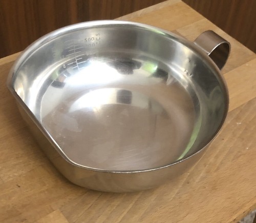 Edelstahl Nierenschale mit Griff 6 Zoll Durchmesser