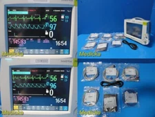 Philips M8002A Intellivue MP30 Monitor W/ M3001A MMS Module, Patient Leads~28869