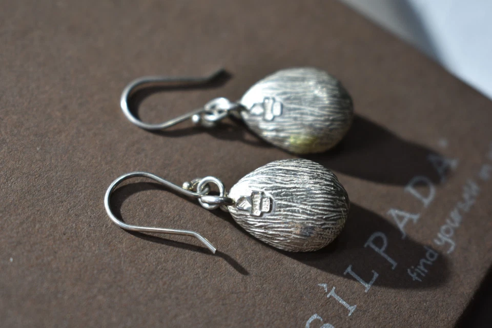 Pendientes Serpentina Verde Plata Esterlina Silpada W2142 Foto 2 de 4