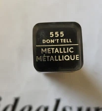 COVERGIRL EXHIBITIONIST Metallic Lipstick, 555 Dont Tell