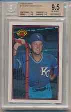 1989 Bowman Bret Saberhagen (#111) (All 9.5 sub grades) BGS9.5 BGS