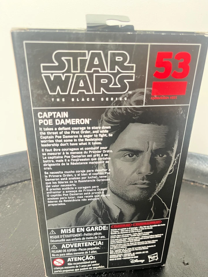 Star Wars Action Figure Black Series Captain Poe Dameron Number 53 6 Inch - image 2 of 4