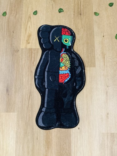 Black Kaws Custom Carpet Rug
