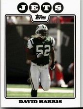 David Harris 2008 Topps Football New York Jets