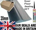 GARAGE DOOR HEAVY DUTY FLOOR MOUNT 20mm THRESHOLD WEATHER SEAL DRAUGHT EXCLUDER