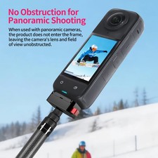 Alum 3-Slot QR Mount w/ 1/4 Arri Holes for DJI/Insta/GoPro Action Cam