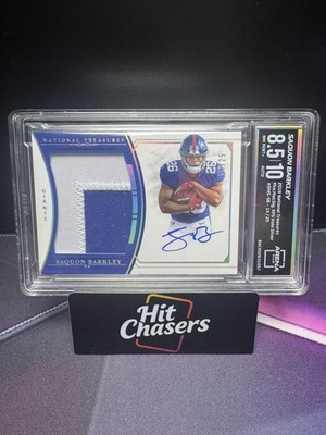 🏈 2018 National Treasures #RMS-SB - Saquon Barkley - Giants RPA /25