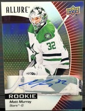 2023-24 Upper Deck Allure Red Rainbow Rookie Auto #127 Matt Murray - Dallas