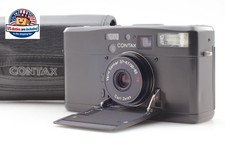 Black Near MINT Contax TVS III Point  Shoot 35mm Film Camera From JAPAN