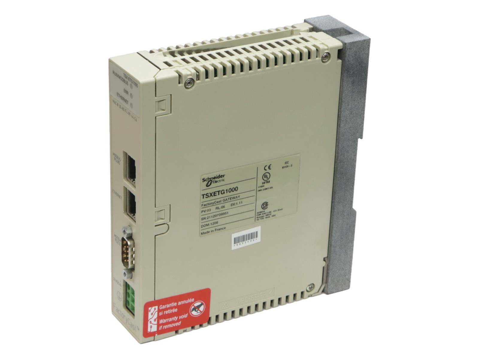 TSXETG1000 SCHNEIDER ELECTRIC TSX PREMIUM PASSERELLE/SERVEUR WEB  - FACTORYCAST