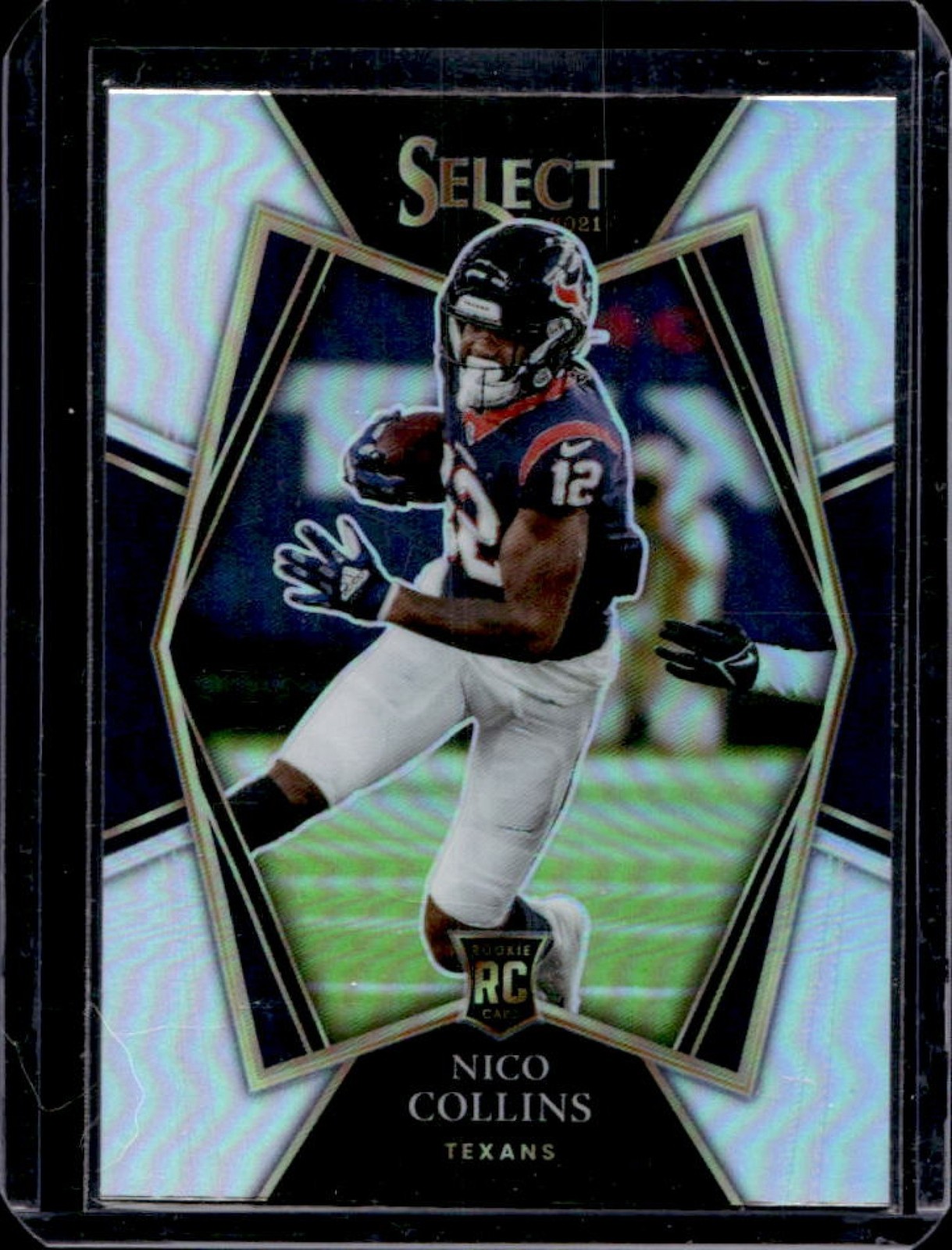 2021 Select Nico Collins RC Silver Prizm Premier Level #169 Texans