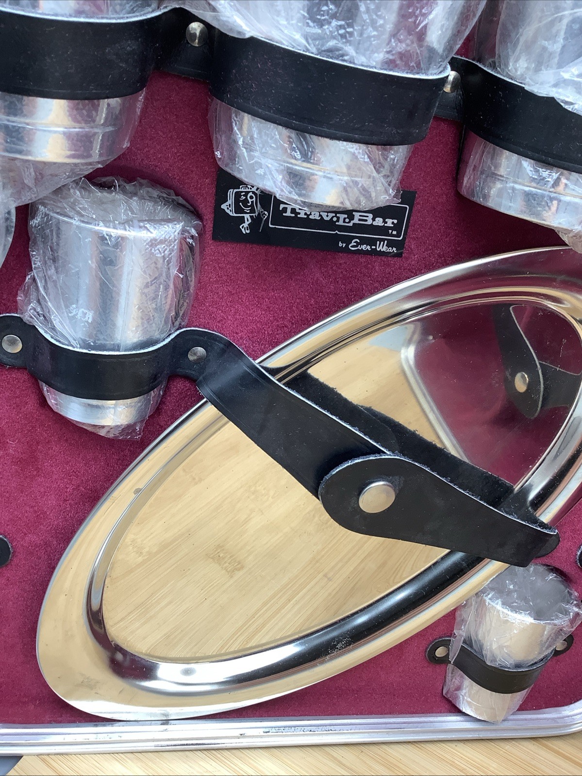 Vintage Everwear Trav-L-Bar Portable Cocktail Set