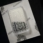 Marquee Peacock Silver Bar  1 oz .9999 Fine Silver Bar Scottsdale MINT Sealed