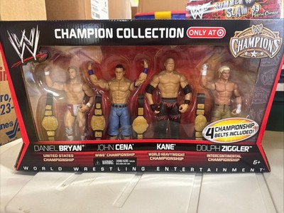 WWE Mattel Champion Collection Target Figure 4-Pack Cena Kane Ziggler Bryan