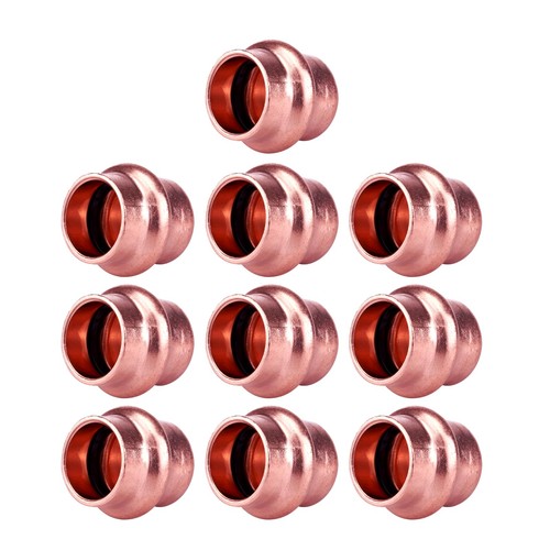 10 PCS 1/2 Inch Heavy Duty Copper Press Fittings End Cap Plug Tubing NSF 61