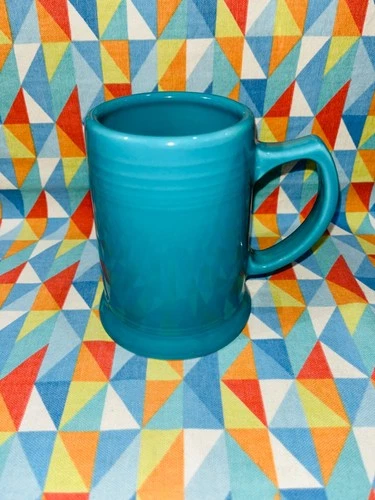 Fiesta 20 Ounce Pint Mug Stein Turquoise  Blue New Fiestaware