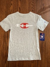 Champion T-Shirt Boys Size M 10-12 100 Percent Cotton New With Tags