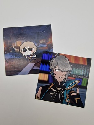 Genshin Impact Alhaitham Abledo Autismus Kreatur Fanart Original Kunstdruck