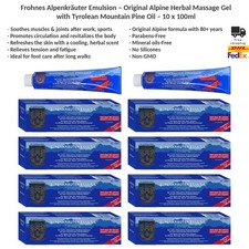 Frohnes Alpenkrauter Emulsie Alpine Herbal Soothing Massage Gel for Muscles x10