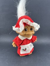 Russ Vintage Mrs Santa Claus Troll Christmas Doll 5  Tall
