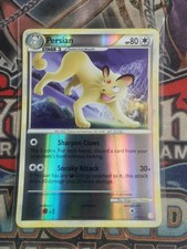 Persian 27/123 Reverse Holo Rare Heart Gold Soul Silver Base Set VLP Pokemon