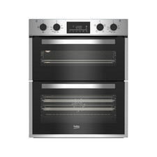 Beko Built Under Electric Double Oven - Stainless Steel BBTF26300X
