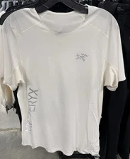 Arc'teryx Norvan Downword Logo SS Tee Arctic Silk Size Small NWT NEW