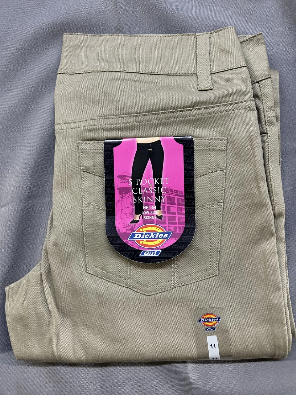 Dickies HH164 Girls 5 Pocket Classic Skinny Pant