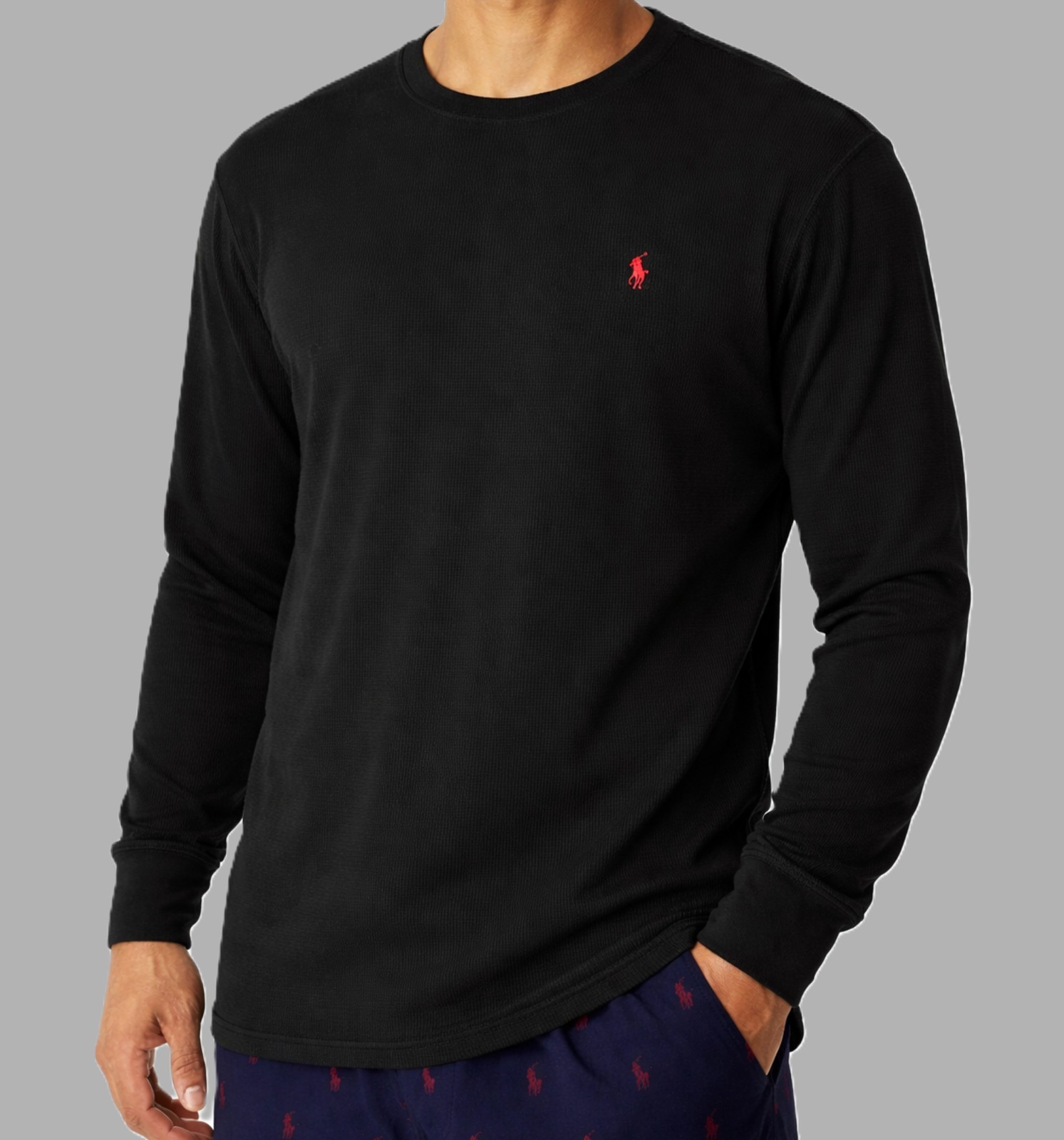 NWT - POLO RALPH LAUREN Mens Waffle Knit Thermal Long Sleeve Shirts :  S - XXL thumbnail 2