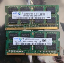 CRUCIAL DDR-1333MHz 8GB KIT 2 x 4GB PC3-10600s Laptop RAM Memory