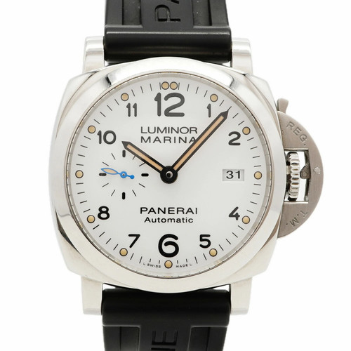 Officine Panerai Luminor Marina 1950 PAM01499 White Dial Men's Watch GZl1hrat