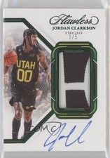 2022-23 Panini Flawless Vertical Emerald /5 Jordan Clarkson Patch Auto 0fo5