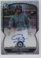 2023 Bowman Chrome Mega Box Chrome Mojo Gabriel Gonzalez #BCMA-GG Auto 1pr2