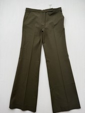 ZARA Green Wide Leg Trousers Size 28 Waist Medium Tailored