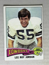 Lee Roy Jordan 1975 Topps #285 Dallas Cowboys
