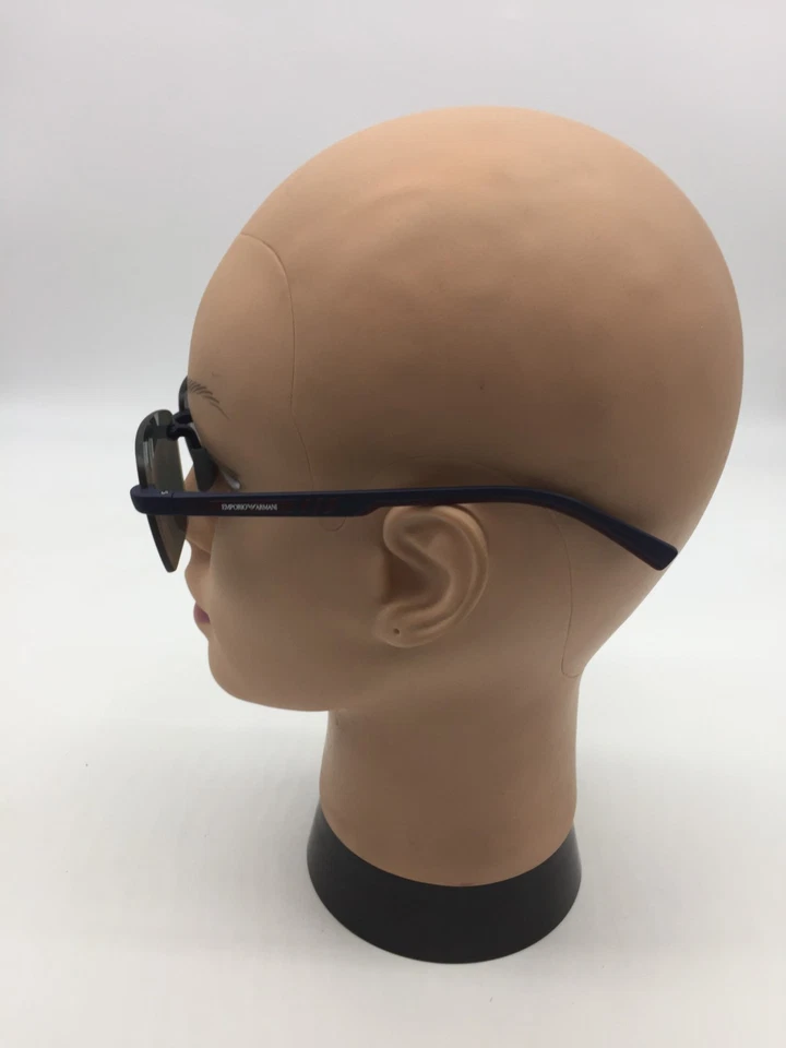 Gafas de sol Emporio Armani mate azul marino 61-14-150 lentes grises Foto 4 de 4