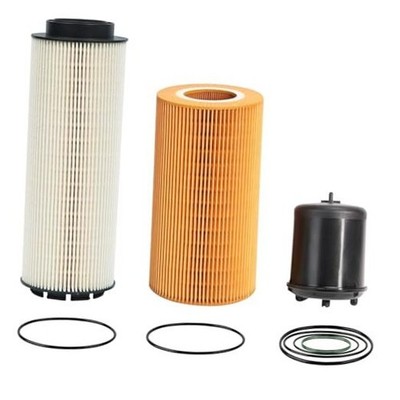 Filter Kit Fit for Paccar MX-13 MX13 Engine, Engine Air Filter 3PCS Filter Kit