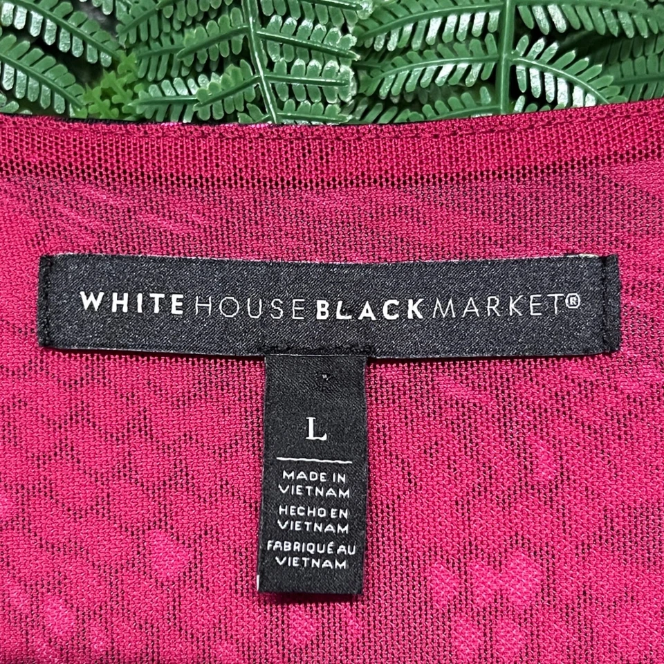 Vestido Casa Blanca Mercado Negro L Rojo Rosa Estampado Serpiente Cuello en V Manga Larga 3121 Foto 4 de 4